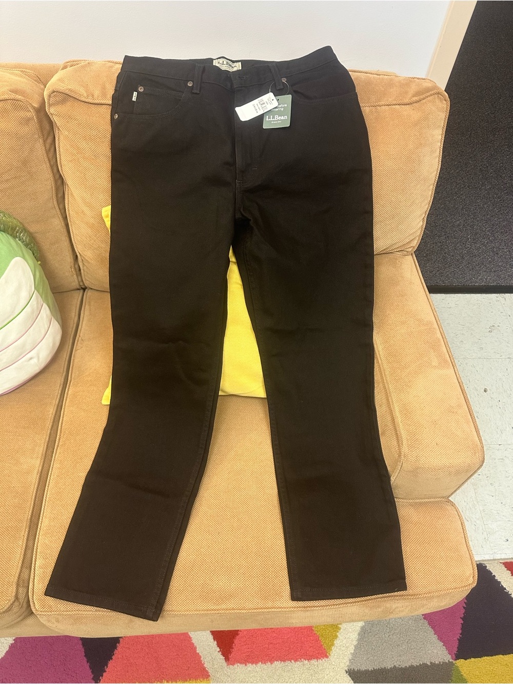 L.L. Bean Black Classic Fit Jeans